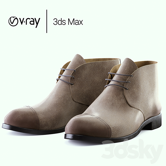 Shoes_vol1 3DSMax File - thumbnail 1