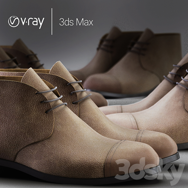 Shoes_vol1 3DSMax File - thumbnail 2