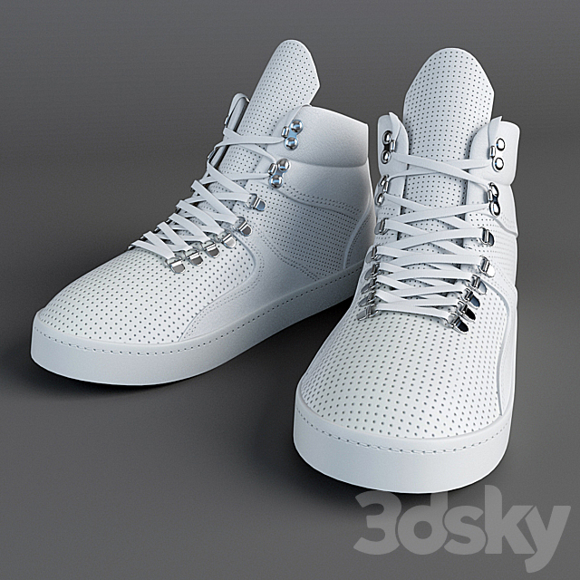 Sneakers Bronx 3DS Max Model - thumbnail 1