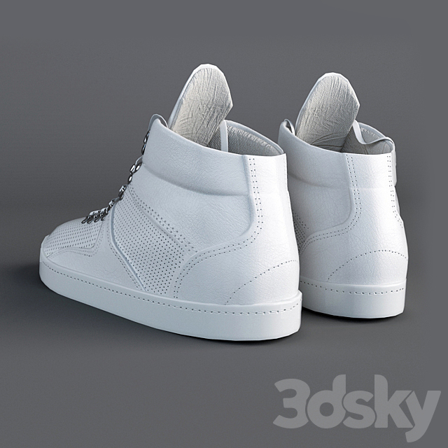 Sneakers Bronx 3DS Max Model - thumbnail 2