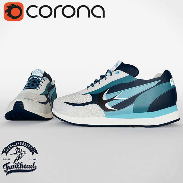 Sneakers for Trailhead 3ds Max - thumbnail 1