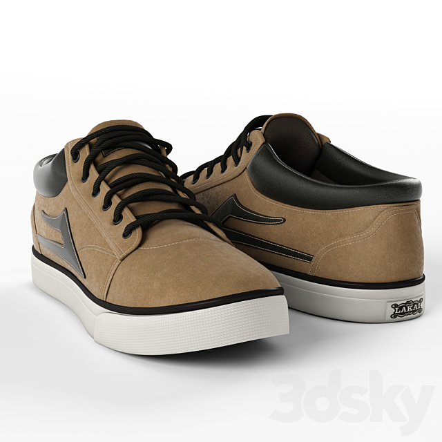 sneakers Lakai 3ds Max - thumbnail 2