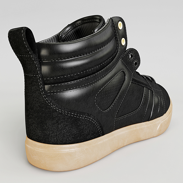 Sneakers Osiris 3DS Max Model - thumbnail 2