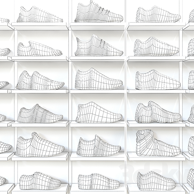 Sport shoes shop 3DSMax File - thumbnail 3