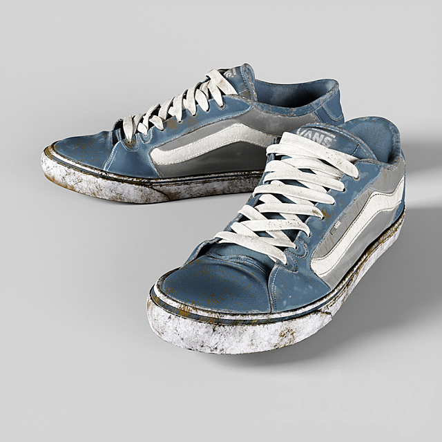 Vans grunge shoes 3ds Max - thumbnail 1