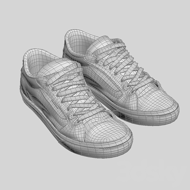 VANS Shoes 3ds Max - thumbnail 3