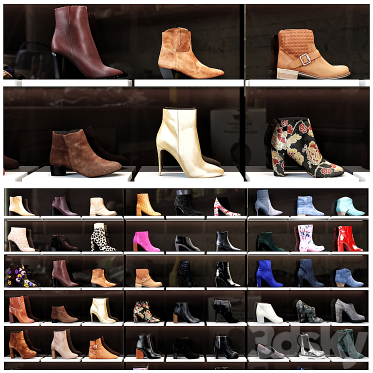 Women shoes shop 3DS Max - thumbnail 1