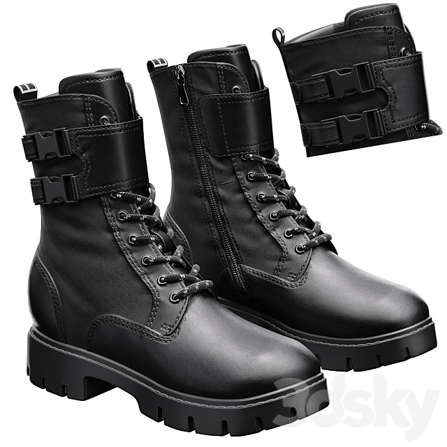 Women’s boots NERO GIARDINI ENGI 3ds Max - thumbnail 1