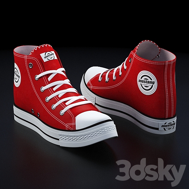 Zapatillas mustang 3DSMax File - thumbnail 1