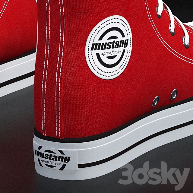 Zapatillas mustang 3DSMax File - thumbnail 2