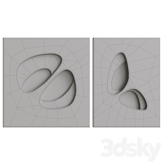 3DArt Spatial relief 3DSMax File - thumbnail 6