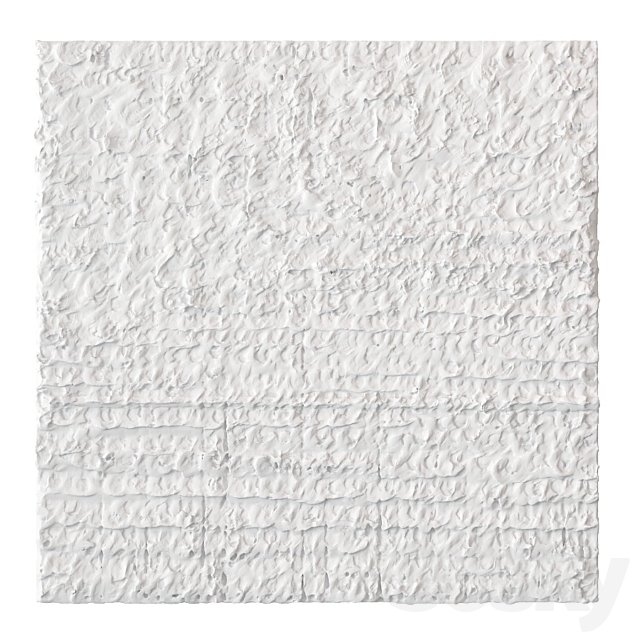 Abstract plaster painting 3DSMax File - thumbnail 3