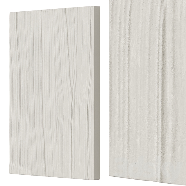 Abstract plaster panels (Plaster paintings) 3ds Max - thumbnail 2