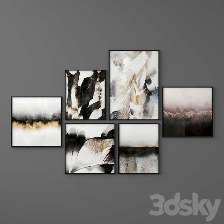 Abstract Posters Set 06 3DS Max - thumbnail 2