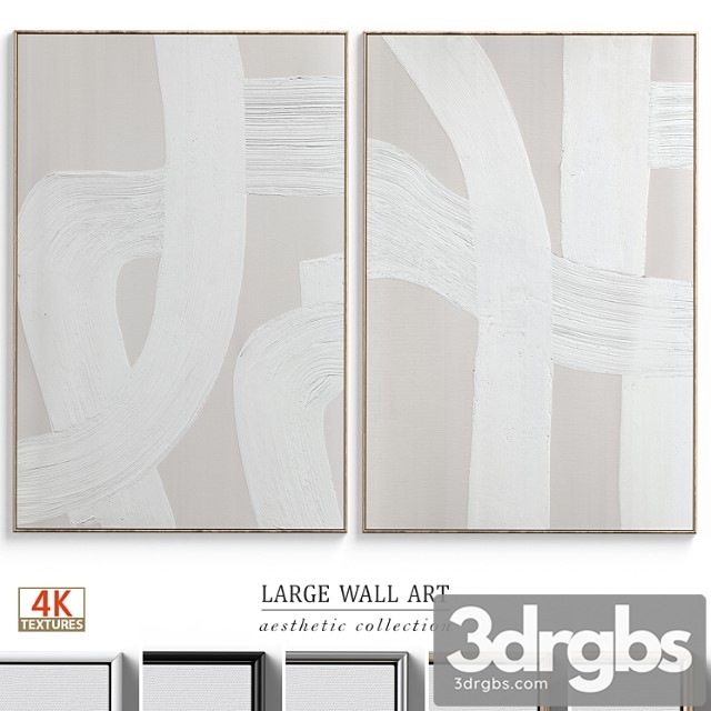 Abstract textural plaster wall art c-399 - thumbnail 1