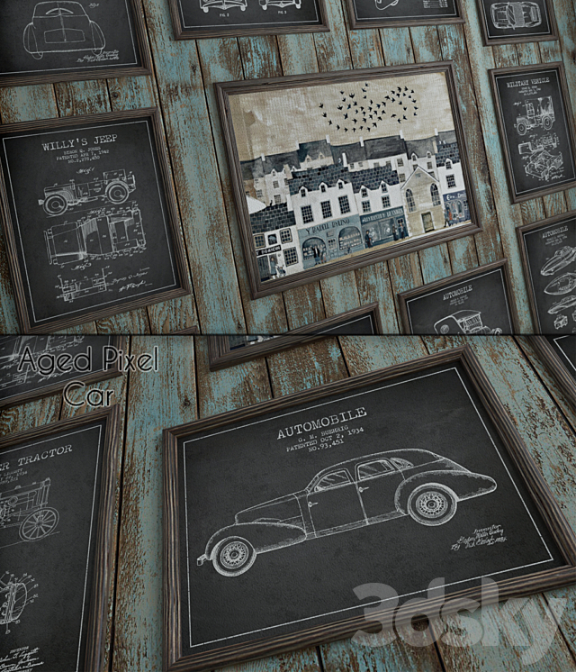 Aged Pixel “Car” 3DSMax File - thumbnail 2