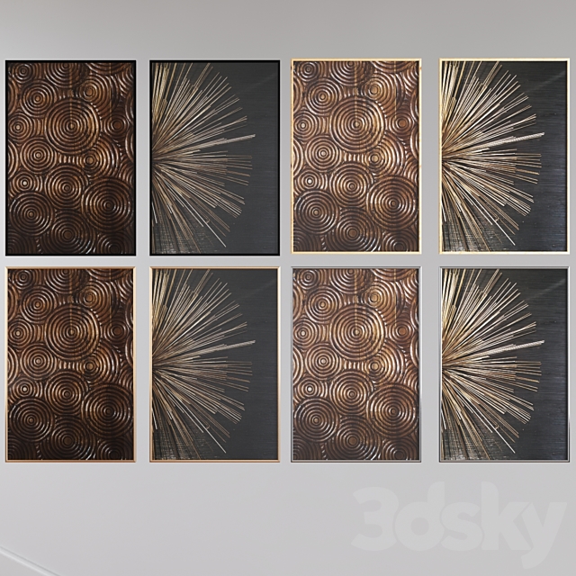 Aliexpress | painting on canvas with frame 049 3ds Max - thumbnail 2