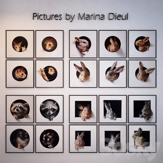 Animal pictures by Marina Dieul 3ds Max - thumbnail 1