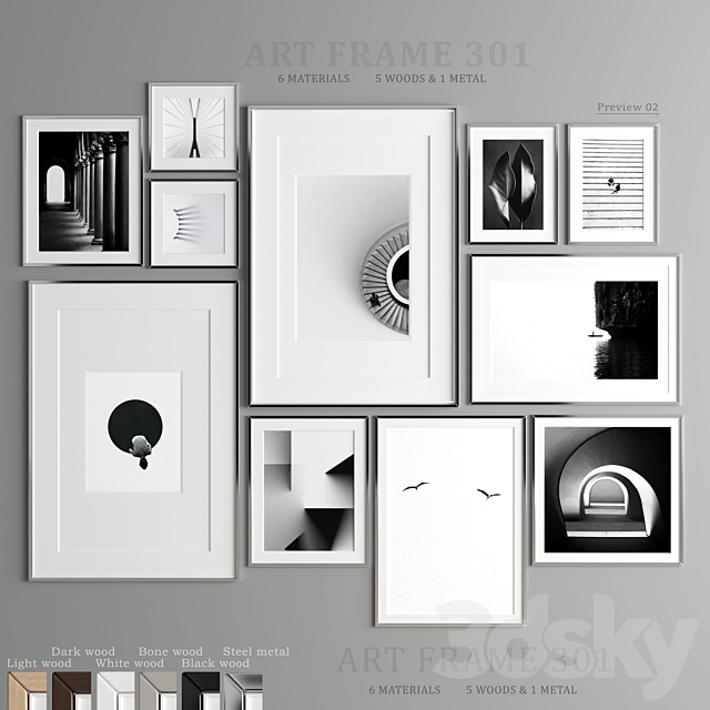 Art Frame 301 3ds Max - thumbnail 1