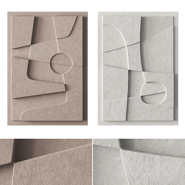 Atelier Plateau relief artwork 3DSMax File - thumbnail 1