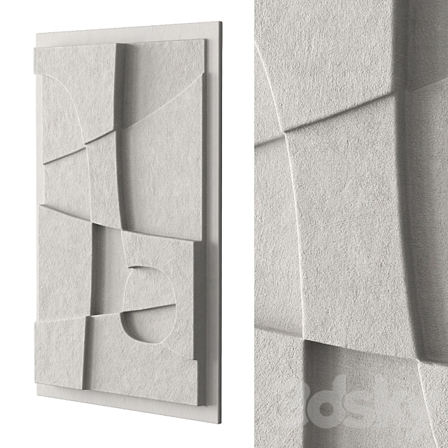 Atelier Plateau relief artwork 3DSMax File - thumbnail 4