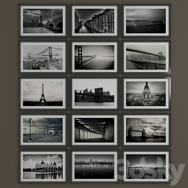 Black and white pictures 3ds Max - thumbnail 1