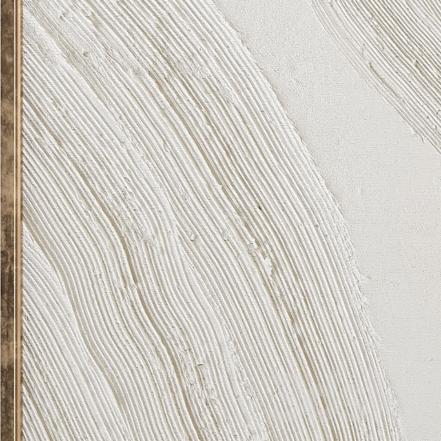 Boho Beige Relief Plaster Wall Art C-625 3ds Max - thumbnail 3