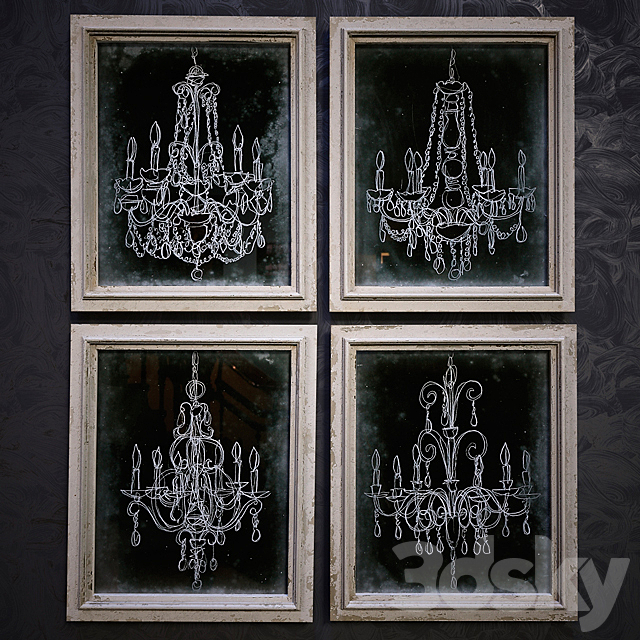 Chandelier Sketches Pictures 3ds Max - thumbnail 1