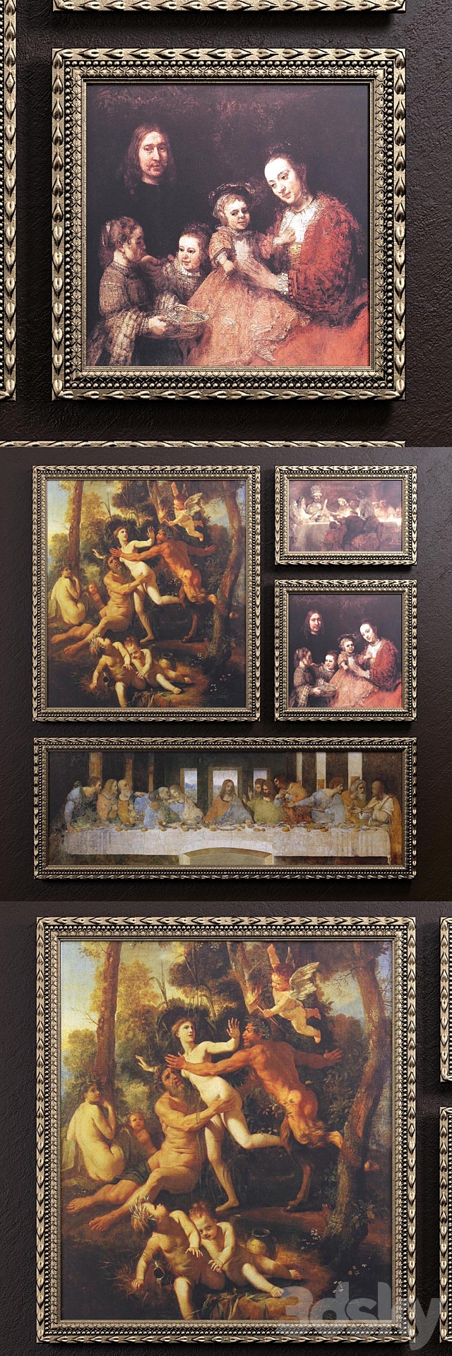 CLASSIC PAINTINGS 3DSMax File - thumbnail 1