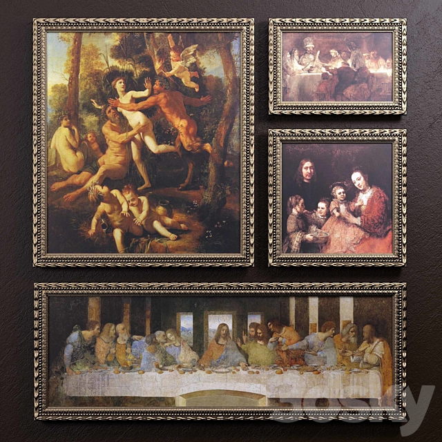 CLASSIC PAINTINGS 3DSMax File - thumbnail 2