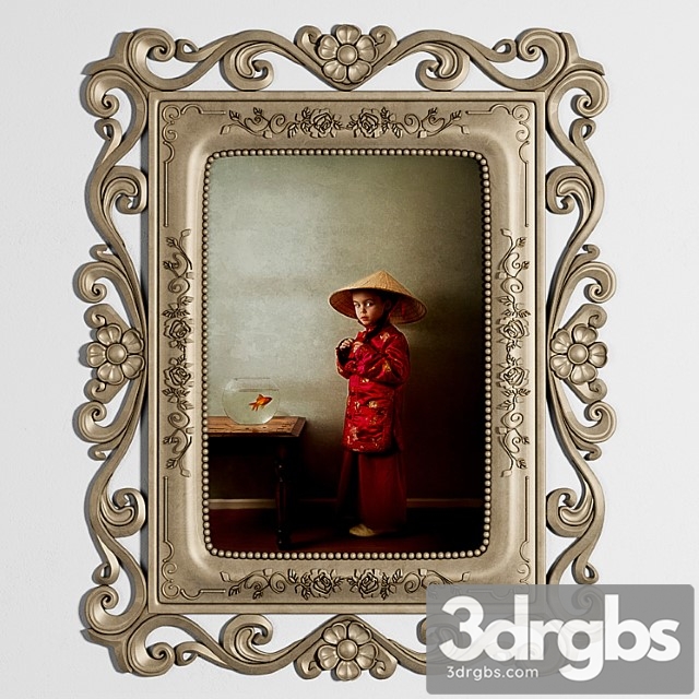 Classic Picture Frame 1 3dsmax Download - thumbnail 1