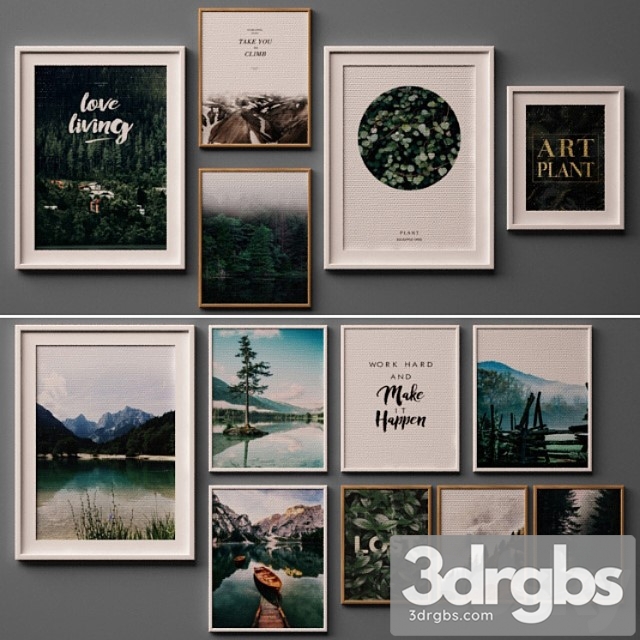 Collection of paintings-117 3dsmax Download - thumbnail 1