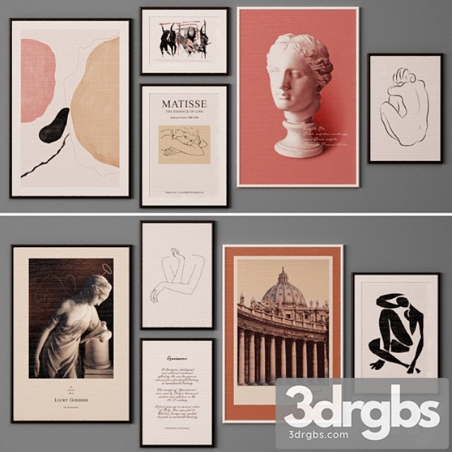 Collection of paintings-121 3dsmax Download - thumbnail 1