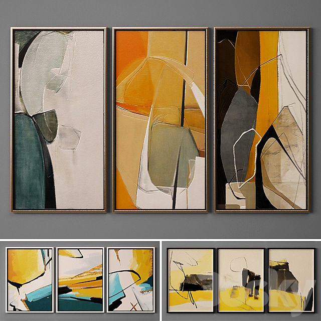 Collection of paintings-124 3ds Max - thumbnail 1