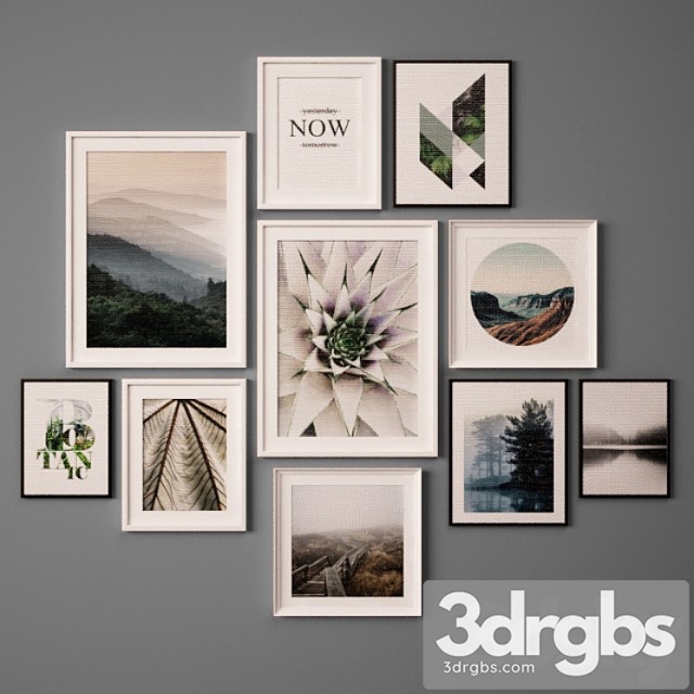 Collection of paintings-127 3dsmax Download - thumbnail 1