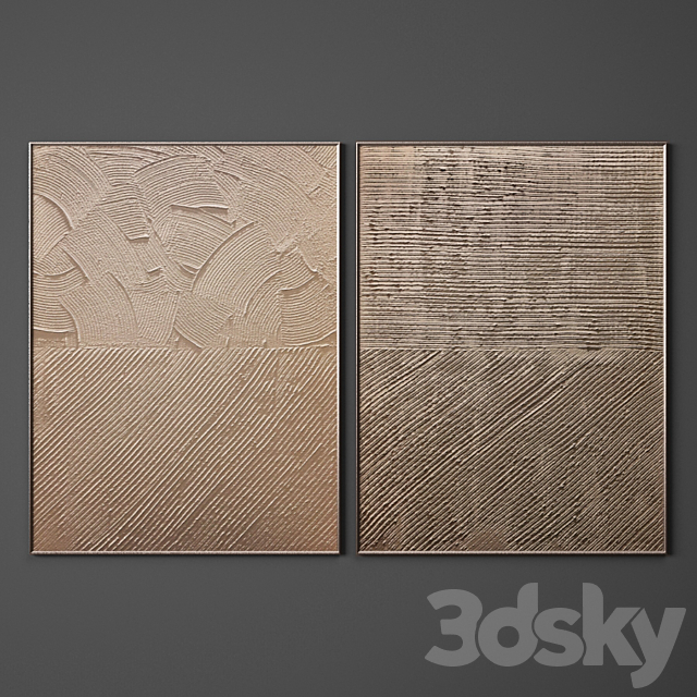 Collection of paintings-130 3DS Max Model - thumbnail 2