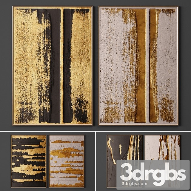 Collection Of Paintings 132 3dsmax Download - thumbnail 1