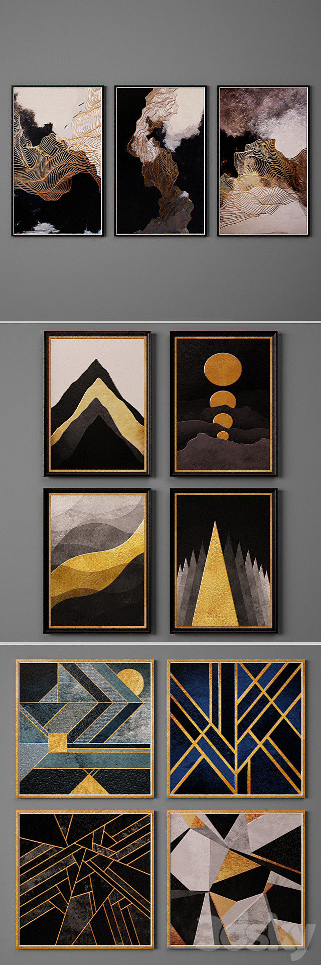 Collection of paintings-31 3DS Max Model - thumbnail 2