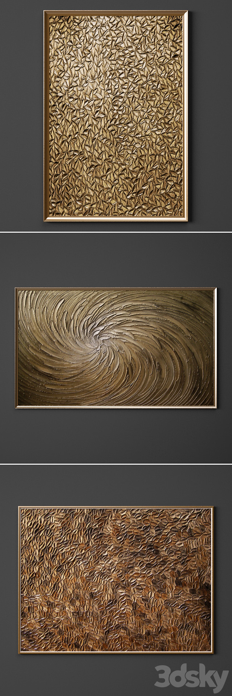 Collection of paintings-53 3DS Max - thumbnail 2