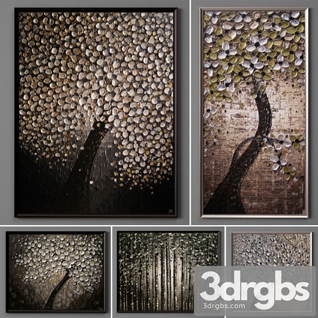 Collection of paintings-54 3dsmax Download - thumbnail 1