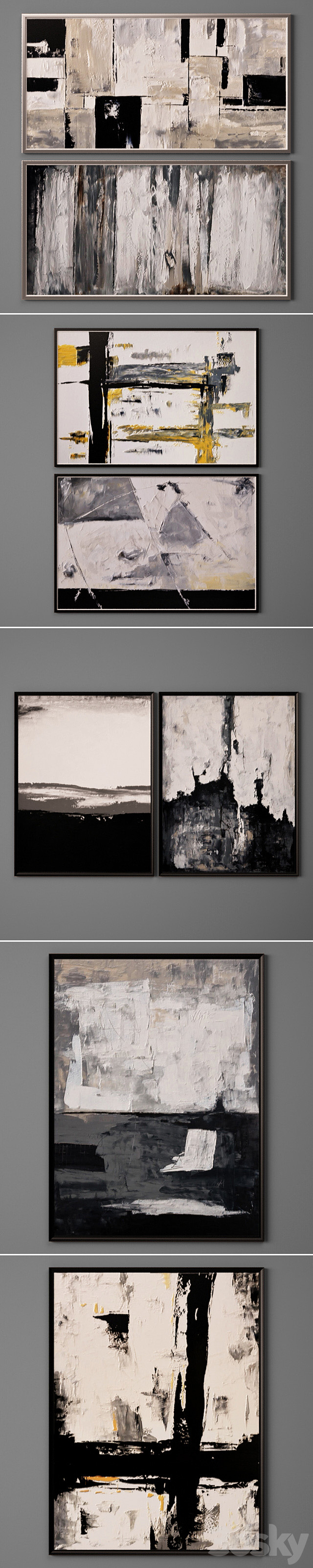 Collection of paintings-74 3DS Max - thumbnail 2