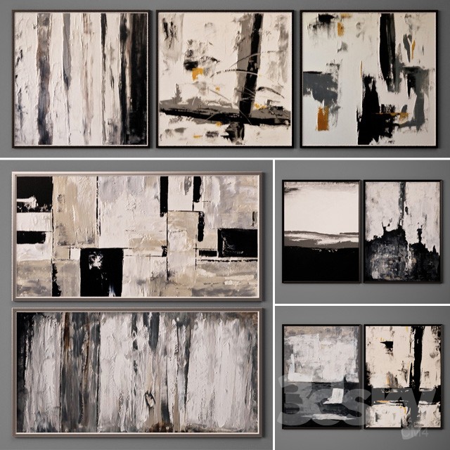 Collection of paintings-74 3DS Max - thumbnail 3