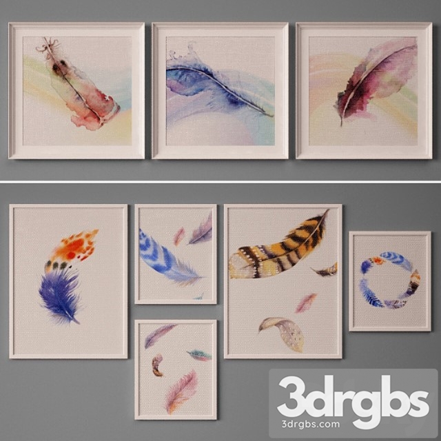 Collection of paintings-84 3dsmax Download - thumbnail 1