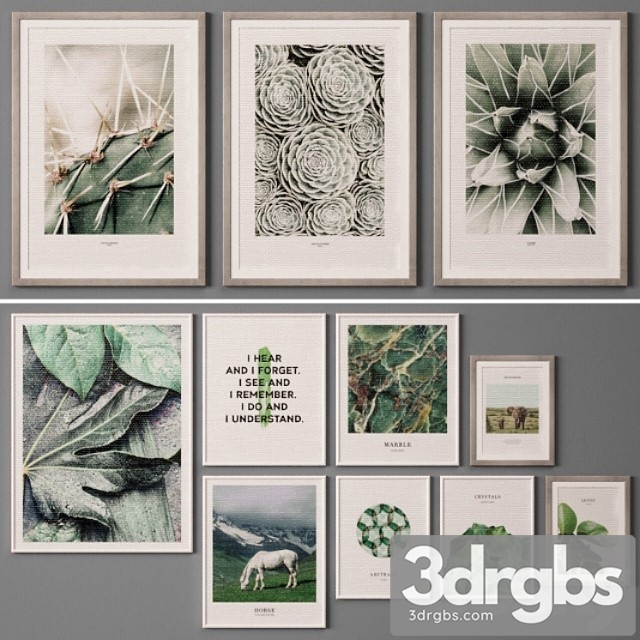 Collection Of Paintings 92 3dsmax Download - thumbnail 1