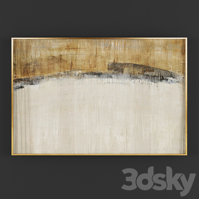 Collection of paintings N154 3ds Max - thumbnail 1