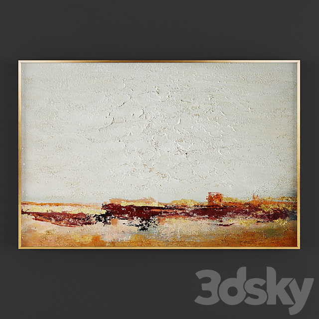 Collection of paintings N154 3ds Max - thumbnail 2