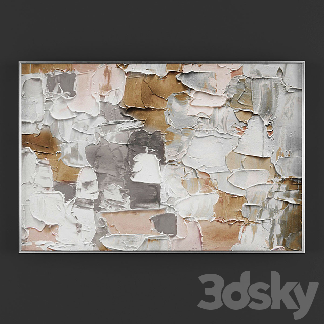 Collection of paintings N178 3ds Max - thumbnail 1