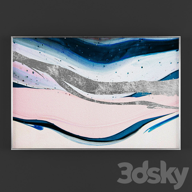 Collection of paintings N178 3ds Max - thumbnail 2