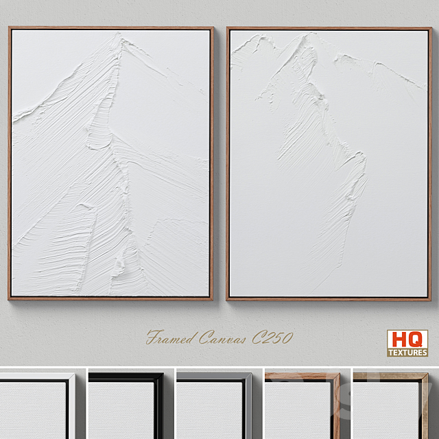 Conrad Godly Textural Wall Art C-250 3ds Max - thumbnail 1