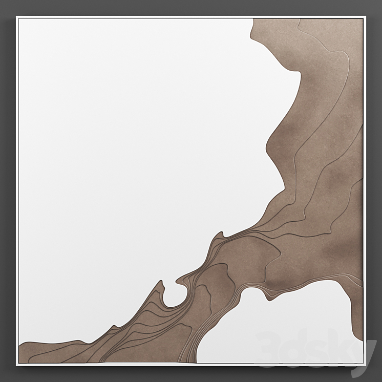 Contour In Acrylic & Bronze by Petr Weigl 3DS Max Model - thumbnail 3